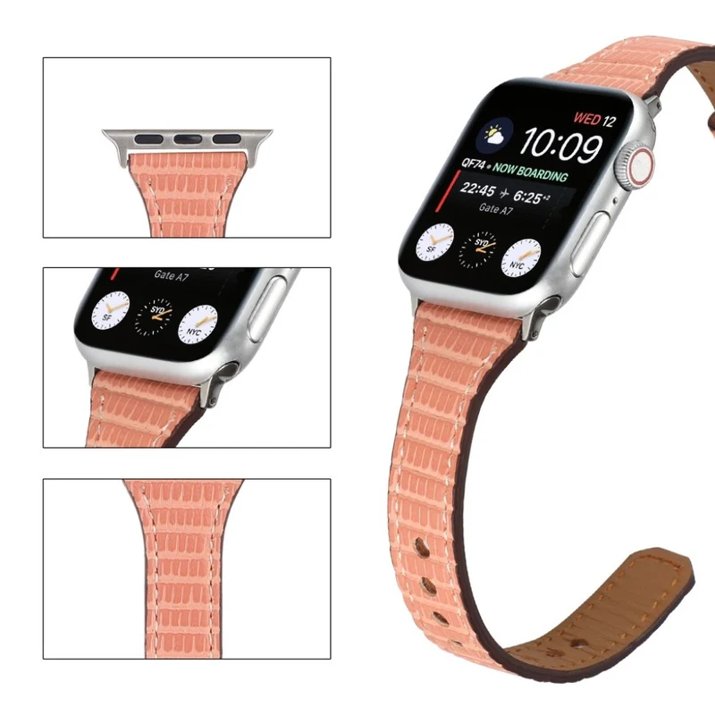 Wirklich schick Universell Apple Echtes Leder armband