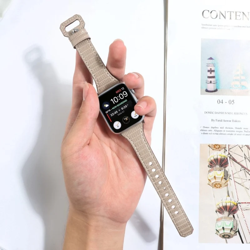 Wirklich schick Universell Apple Echtes Leder armband