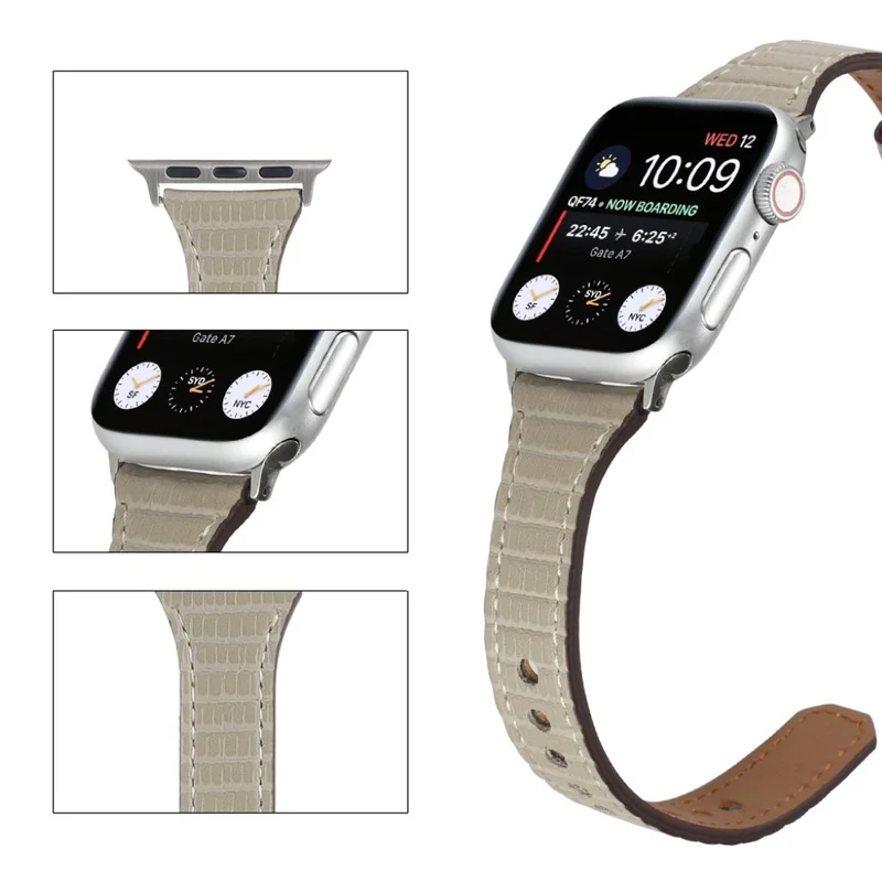 Wirklich schick Universell Apple Echtes Leder armband