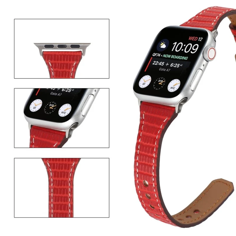Wirklich schick Universell Apple Echtes Leder armband