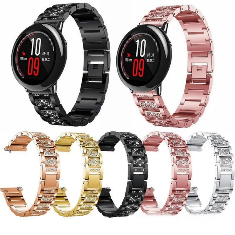 Mega haltbar Universell Metall und Strass armband
