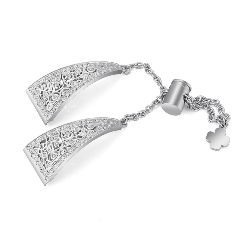 Sehr schön Universell Metall und Strass armband