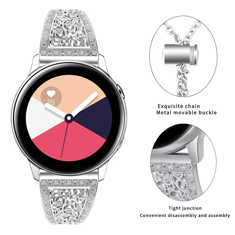 Stark Universell Metall und Strass armband