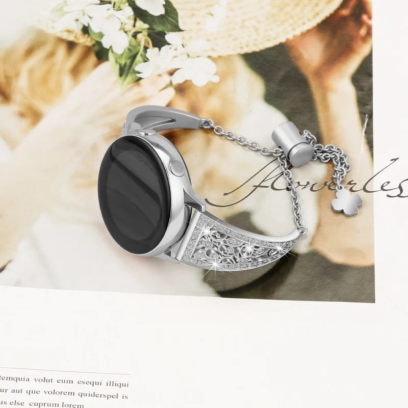 Stark Universell Metall und Strass armband