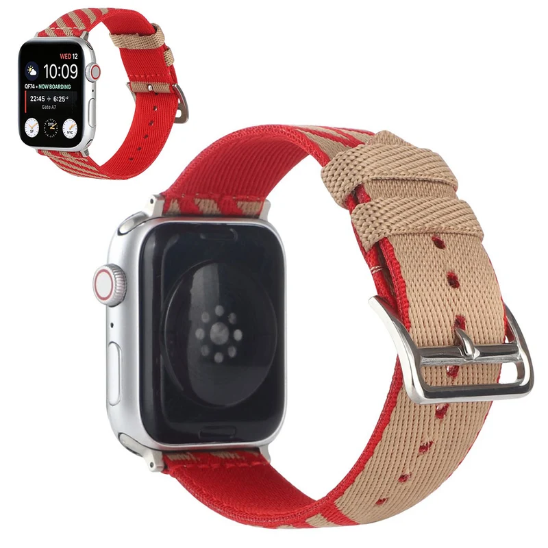 Auffallend süß Universell Apple Textil / Nylon armband