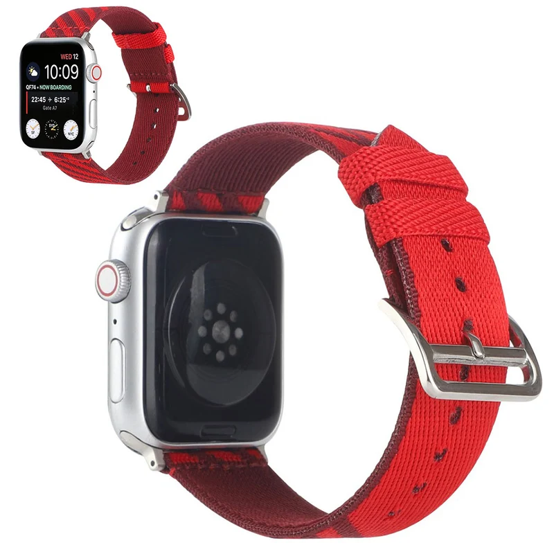 Auffallend süß Universell Apple Textil / Nylon armband