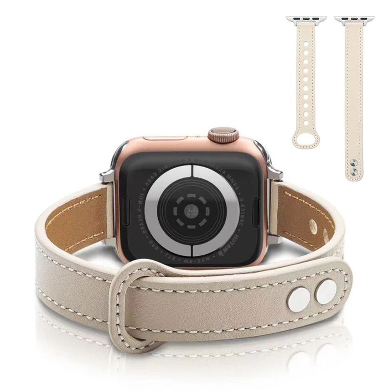 Absolut ordentlich Universell Apple Kunstleder armband