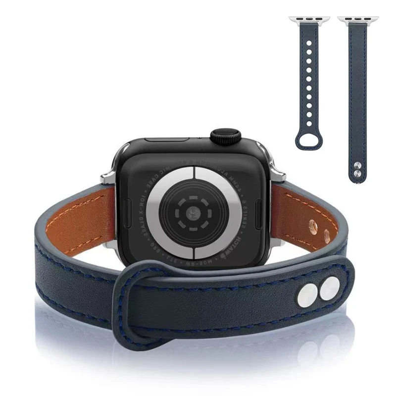 Absolut ordentlich Universell Apple Kunstleder armband