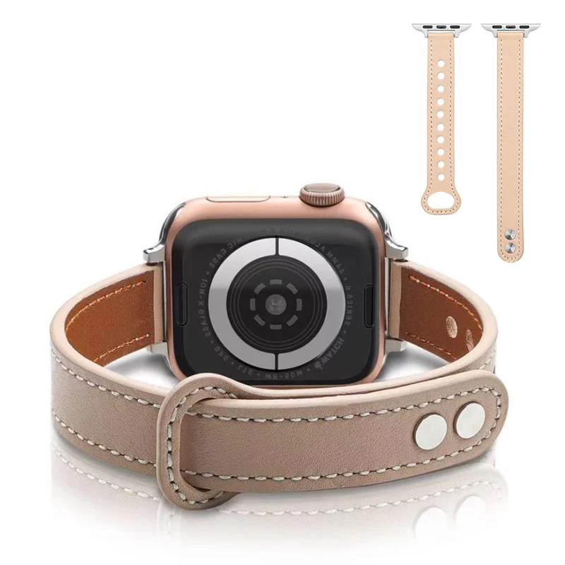 Absolut ordentlich Universell Apple Kunstleder armband