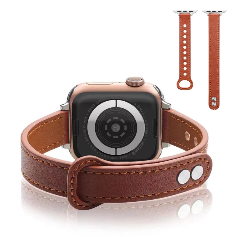 Absolut ordentlich Universell Apple Kunstleder armband