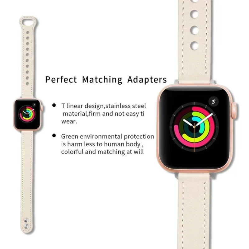Absolut ordentlich Universell Apple Kunstleder armband