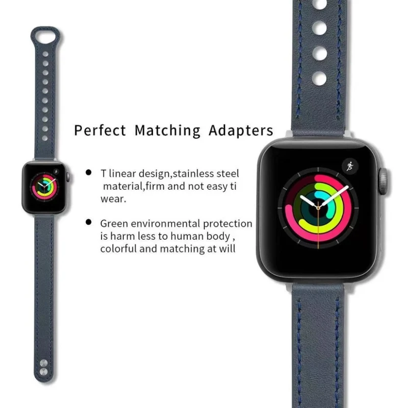 Absolut ordentlich Universell Apple Kunstleder armband