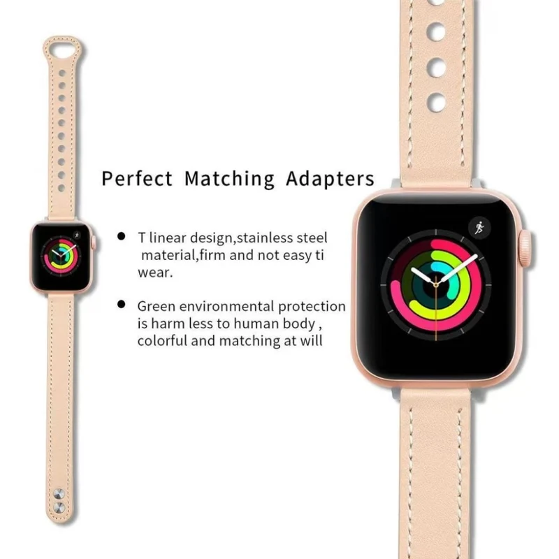 Absolut ordentlich Universell Apple Kunstleder armband