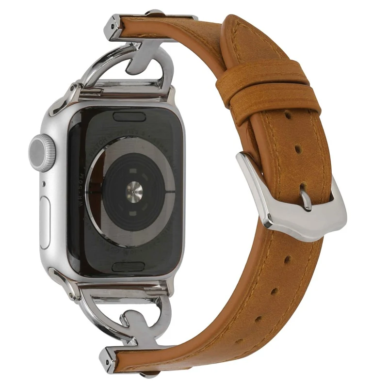 Apple Watch Series 7 41mm Metall und Kunstleder armband