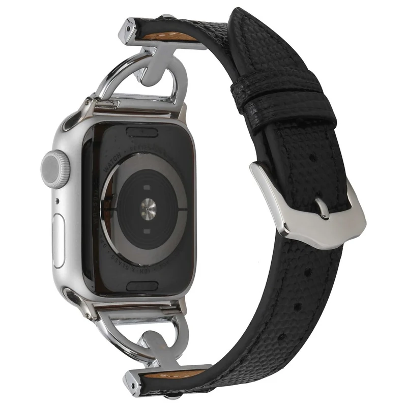 Apple Watch Series 7 41mm Metall und Kunstleder armband