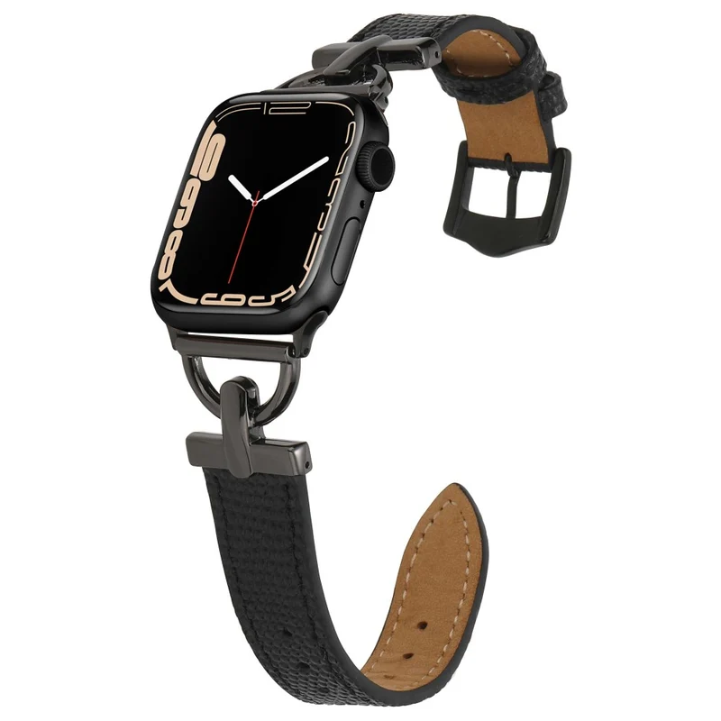 Apple Watch Series 7 41mm Metall und Kunstleder armband