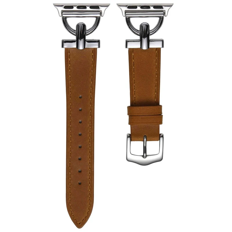 Apple Watch Series 7 41mm Metall und Kunstleder armband