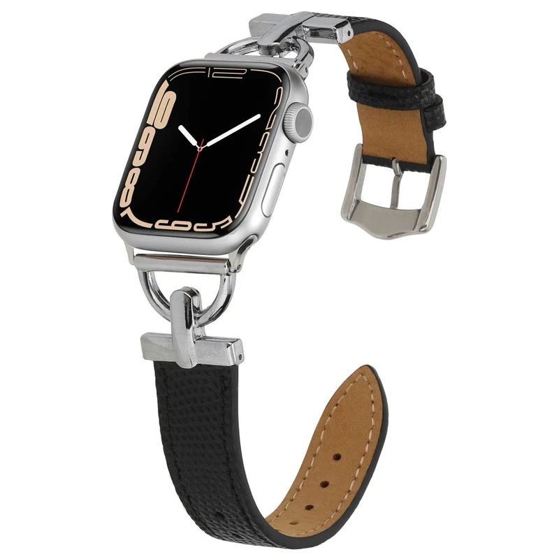 Apple Watch Series 7 41mm Metall und Kunstleder armband