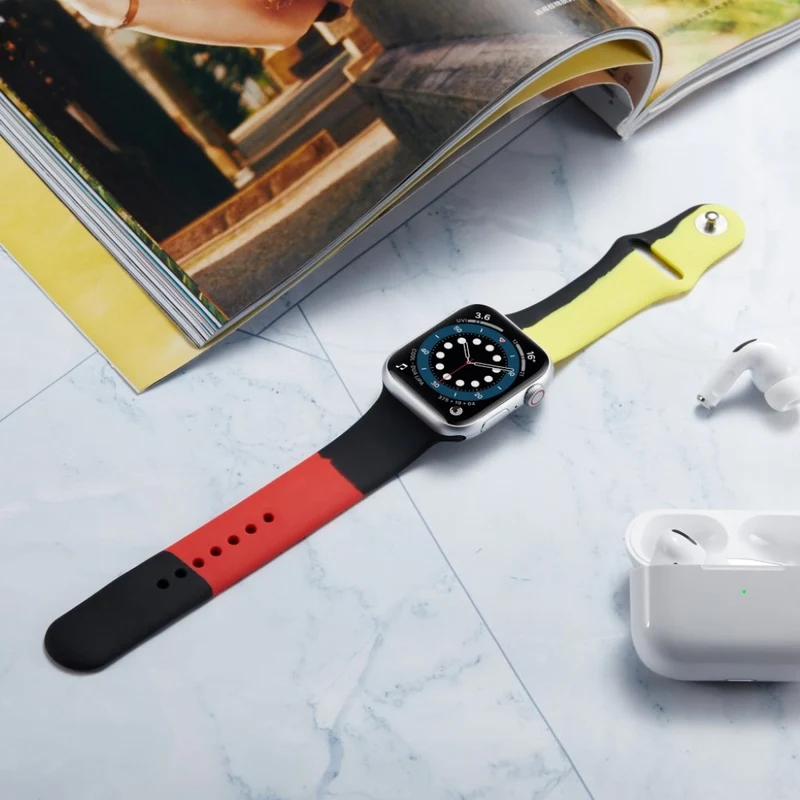 Sehr langlebig Universell Apple Silikon / TPU armband - Größe: S