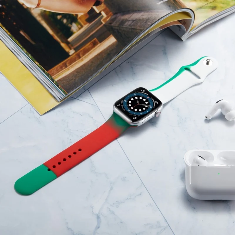 Sehr langlebig Universell Apple Silikon / TPU armband - Größe: S