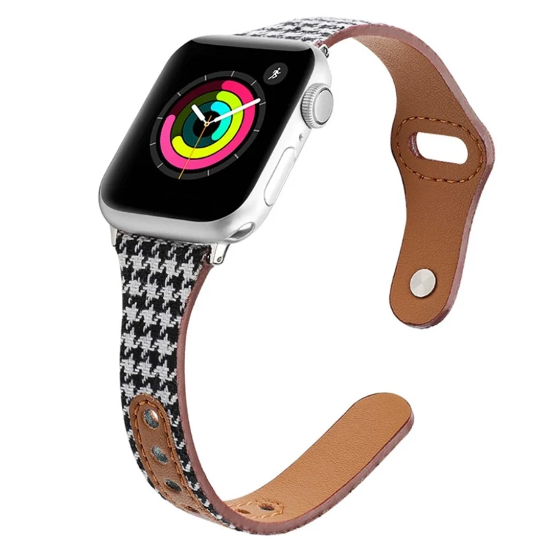 Cool Universell Apple Kunstleder und Textil / Nylon armband