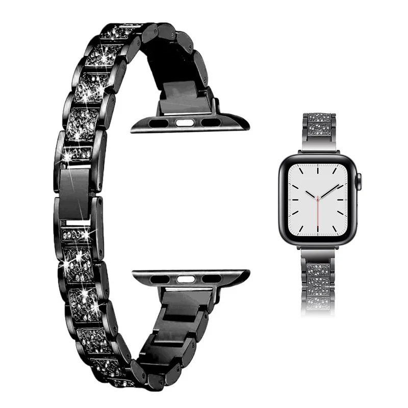 Super schön Universell Apple Metall und Strass armband