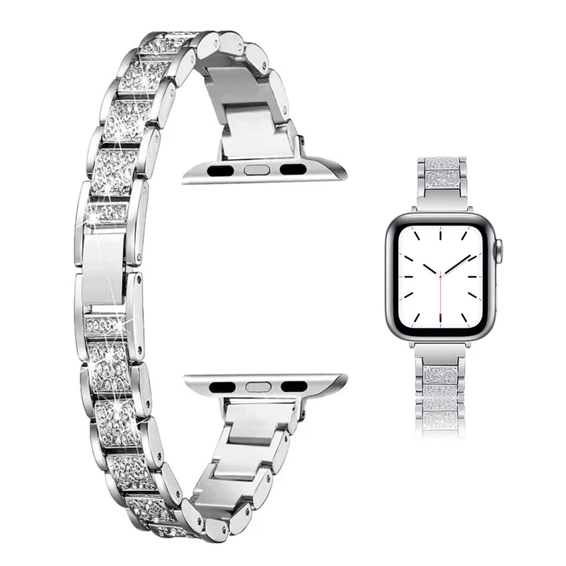 Super schön Universell Apple Metall und Strass armband