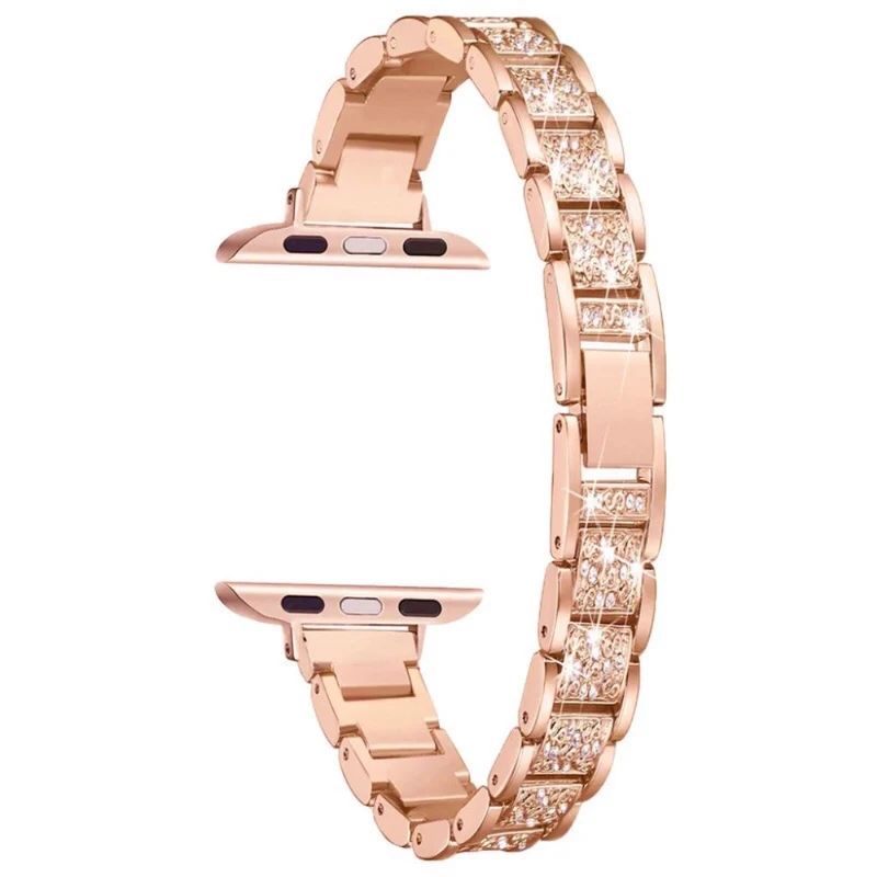 Super schön Universell Apple Metall und Strass armband