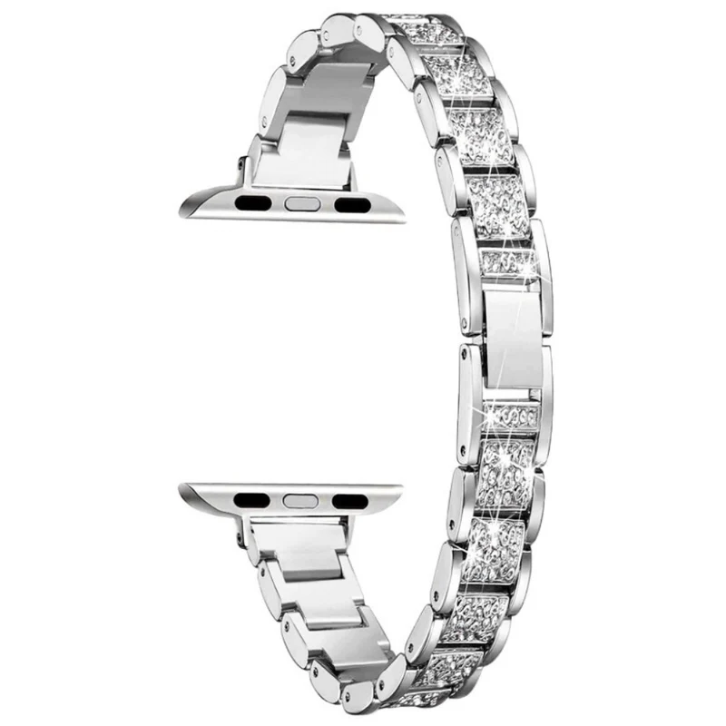 Super schön Universell Apple Metall und Strass armband