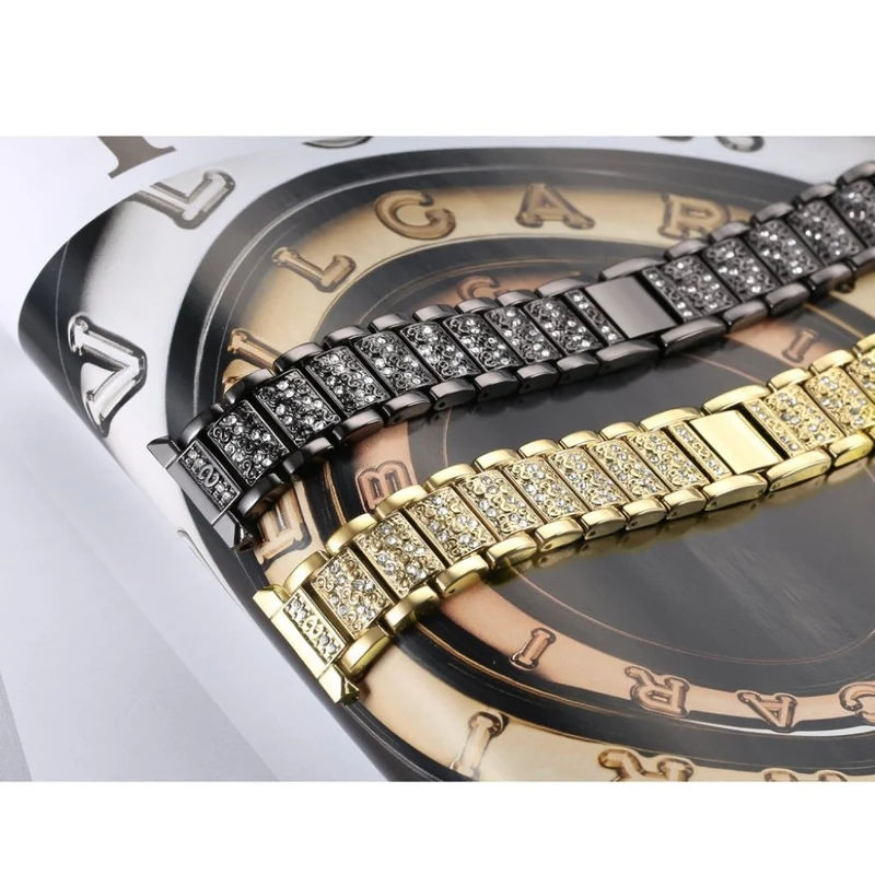 Unglaublich modisch Universell Metall und Strass armband
