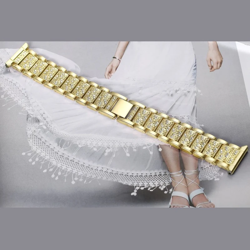 Unglaublich modisch Universell Metall und Strass armband