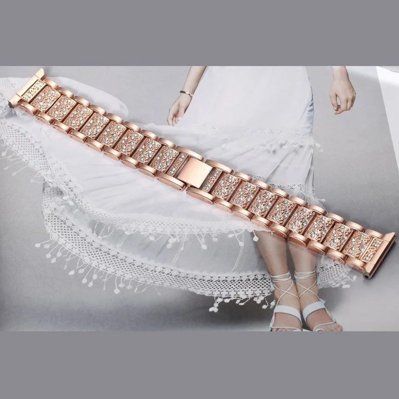 Unglaublich modisch Universell Metall und Strass armband