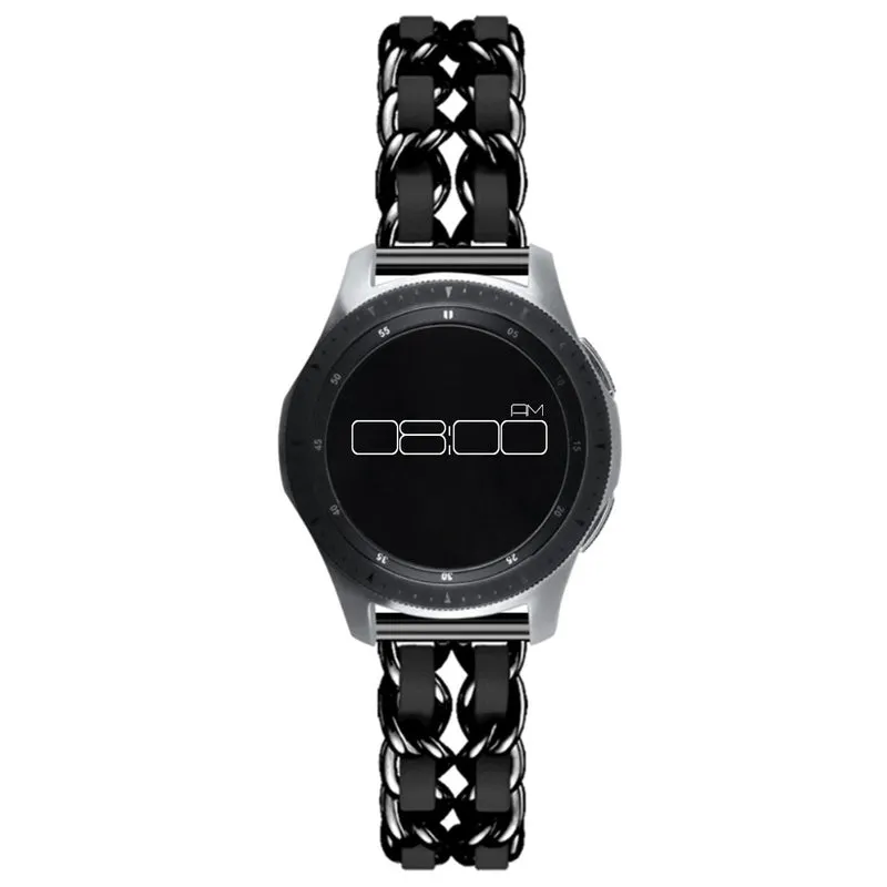Absolut robust Universell Metall und Kunstleder armband