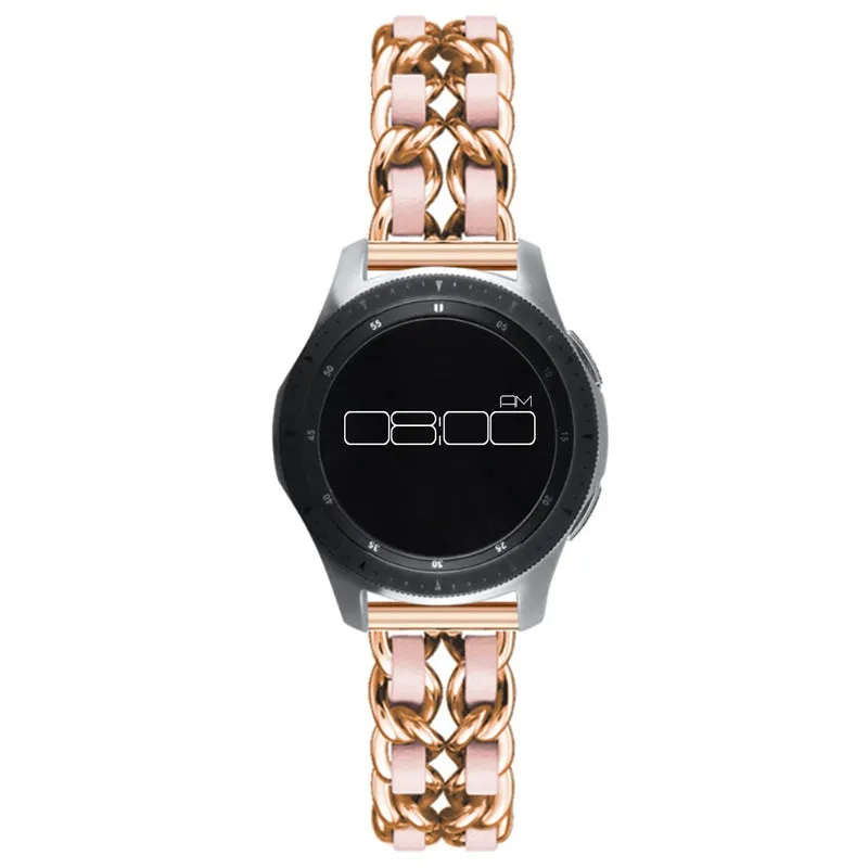 Absolut robust Universell Metall und Kunstleder armband