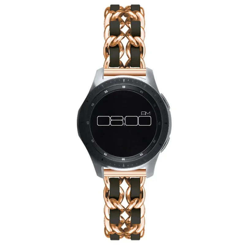 Absolut robust Universell Metall und Kunstleder armband