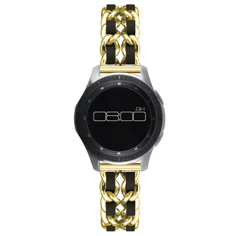 Absolut robust Universell Metall und Kunstleder armband
