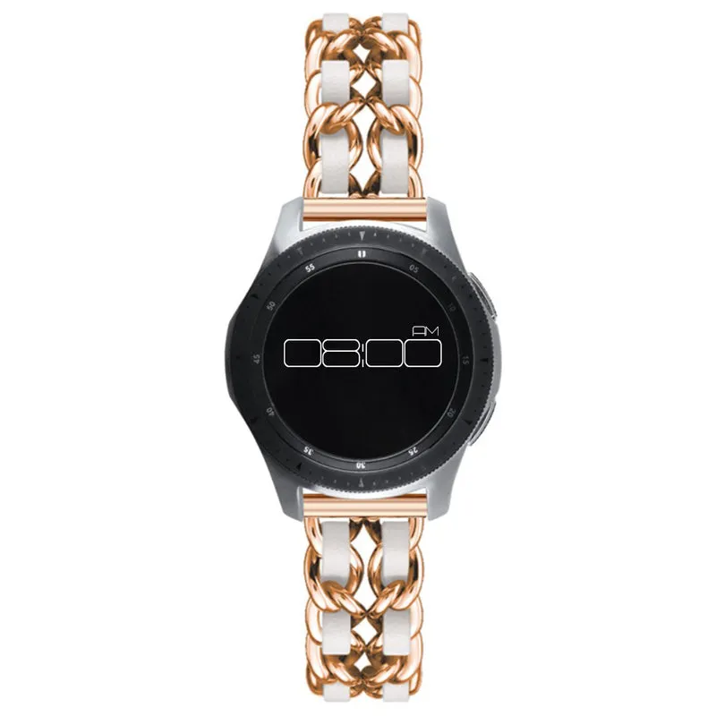 Absolut robust Universell Metall und Kunstleder armband