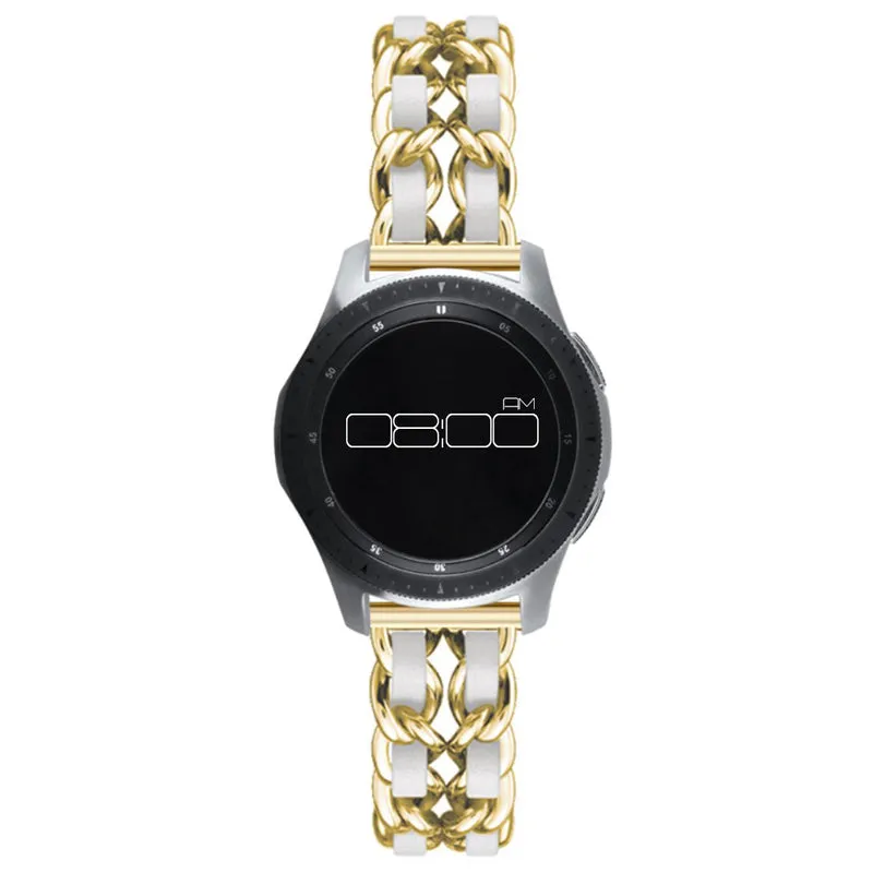 Absolut robust Universell Metall und Kunstleder armband