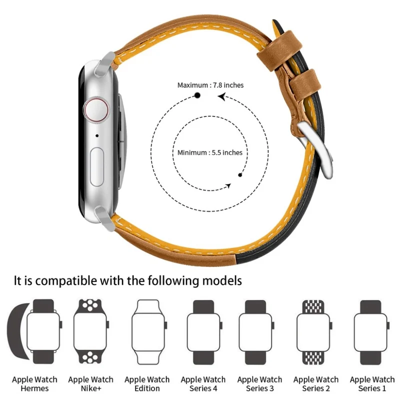 Super stylisch Universell Apple Echtes Leder armband