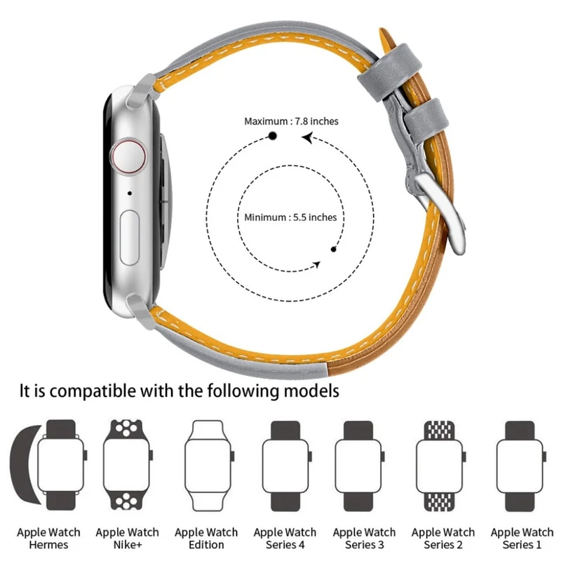 Super stylisch Universell Apple Echtes Leder armband