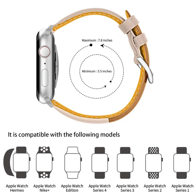 Super stylisch Universell Apple Echtes Leder armband