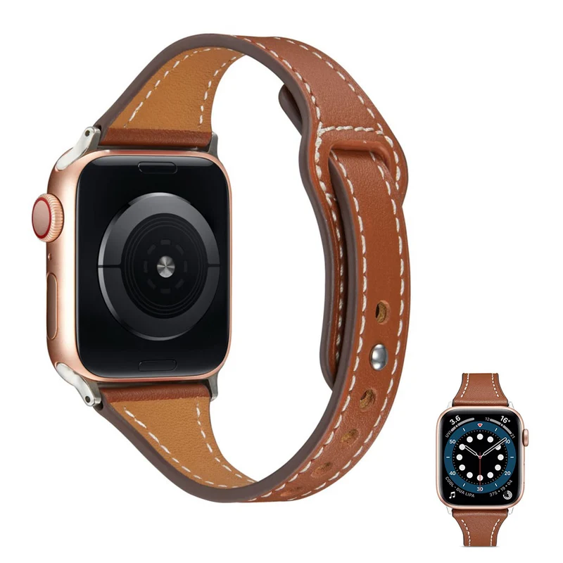 Super cool Universell Apple Echtes Leder armband
