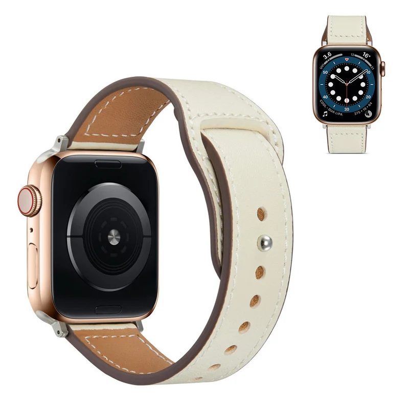Sehr robust Universell Apple Echtes Leder armband