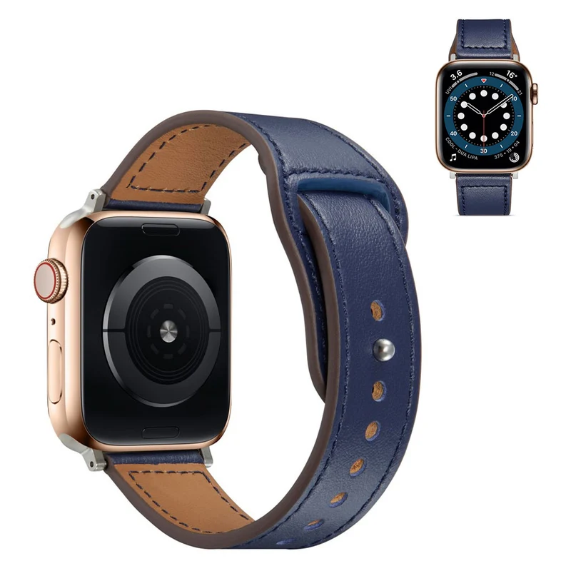 Sehr robust Universell Apple Echtes Leder armband