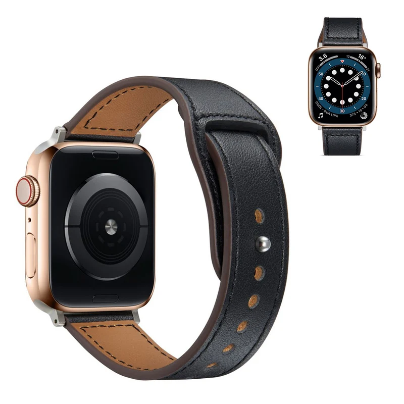 Sehr robust Universell Apple Echtes Leder armband