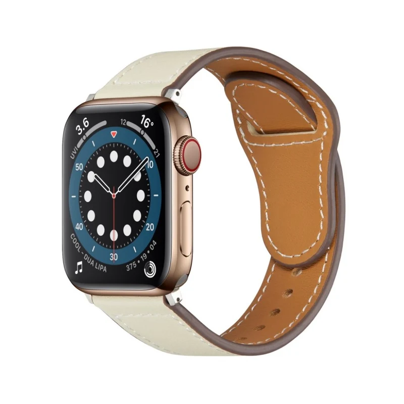 Sehr robust Universell Apple Echtes Leder armband