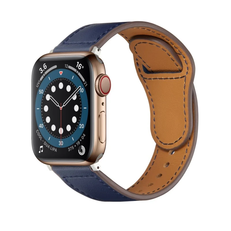 Sehr robust Universell Apple Echtes Leder armband