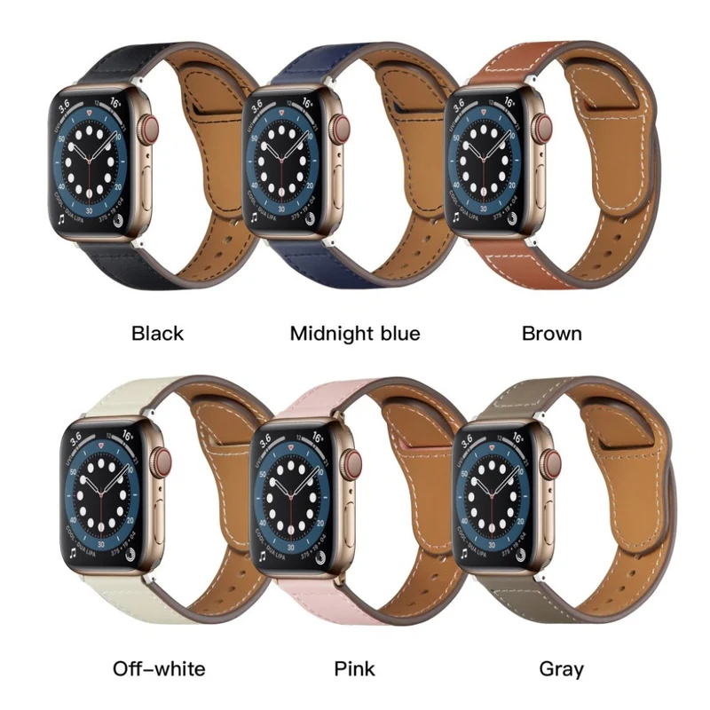 Sehr robust Universell Apple Echtes Leder armband