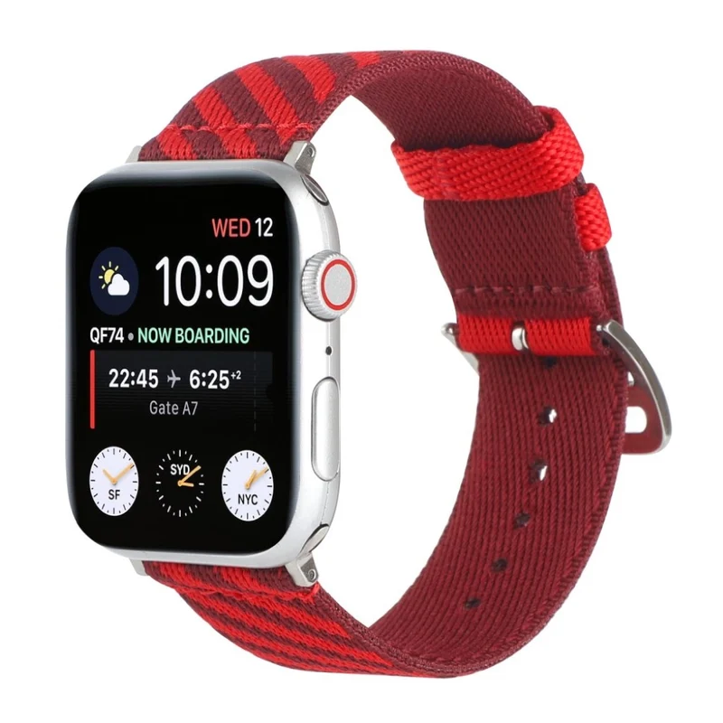 Zeitlos Universell Apple Textil / Nylon armband
