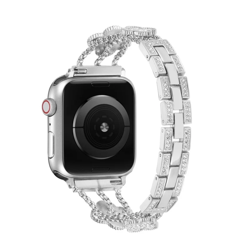 Mega stylisch Universell Apple Metall und Strass armband